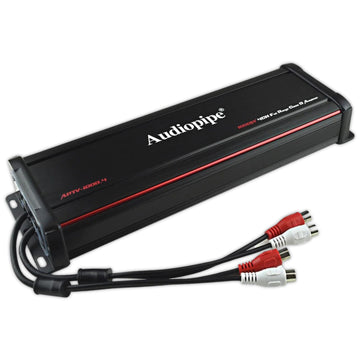 Amplificador Marino Audiopipe APTV1000.4 1000W Clase D - Audioshop México lo mejor en Car Audio en México -  Audiopipe